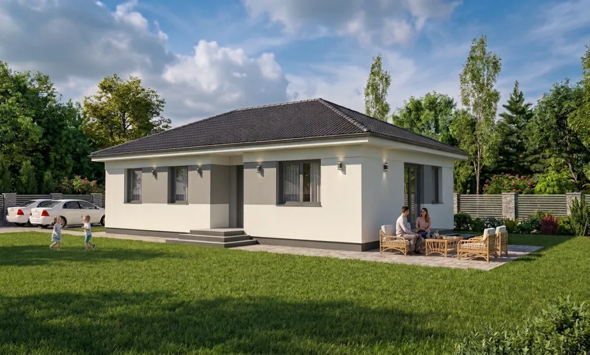 Kecskemét, Ballószög: nappali + 3 szobás projekt eladó