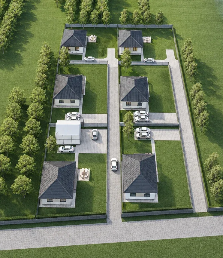 Kecskemét, Ballószög: nappali + 3 szobás projekt eladó – 4. kép